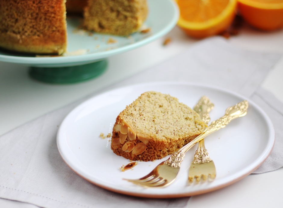 Bolo de Laranja com Amêndoas e Azeite de Oliva